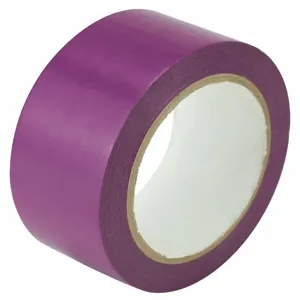 HARRIS INDUSTRIES VM102PU Aisle Marking Tape, Solid, Continuous Roll, 2 Inch Width | CD3QGR 452C69