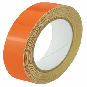 HARRIS INDUSTRIES ZRF1X50OR Reflective Marking Tape, Solid, Continuous Roll, 1 Inch W | CD2NPP 452C51