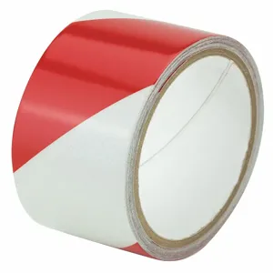 HARRIS INDUSTRIES ZRS5RW Reflective Marking Tape, Striped, Continuous Roll, 2 Inch W | CD2NNM 452A81