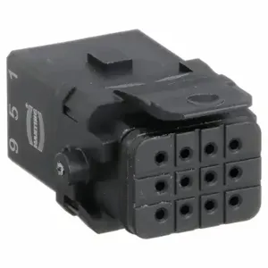 HARTING 09100123101 Industrial Rectangular Connector Insert, 1A, Crimp, Female, 6.5 A Current Rating | CR3TFE 793WY4