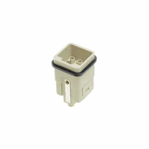 HARTING 09120073001 Industrial Rectangular Connector Insert, Q, Crimp, Male, 10 A Current Rating, Gray | CR3TMN 793X01