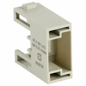 HARTING 09140014623 Han RJ45 Module Adapter, Han-Modular, Male, Gray, Polycarbonate, 500 Min Mating Cycles | CR3RAX 793X21