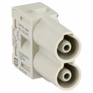 HARTING 09140022641 Industrie-Rechtecksteckverbindereinsatz, Schraube, Stecker, 70 A Nennstrom | CR3TLT 793X25