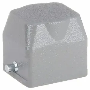 HARTING 09140025401 Rectangular Connector Cover, Size Modular Twin, Single Lever, Gray, Ip65, Aluminum/Zinc | CU8EYY 793XN1