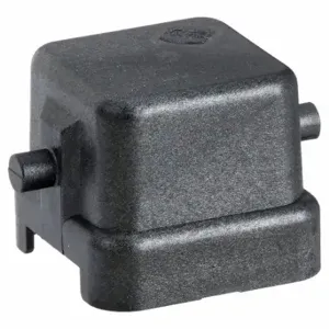 HARTING 09200035409 Rectangular Connector Cover, Size 3 A, Single Lever, Black, Polycarbonate, Ip44/Ip65/Ip67 | CU8MET 793X82