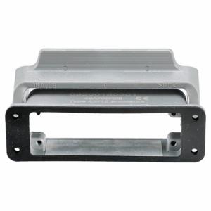 HARTING 09200160301 Rectangular Connector Housing, Size 16 A, Bulkhead Mount, Gray, Aluminum Die-Cast, Ip65 | CR3TCV 793XR1