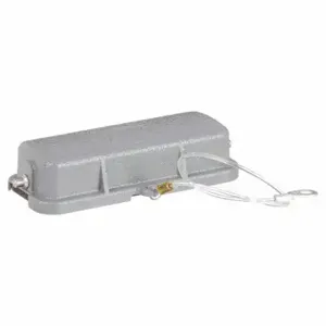 HARTING 09200165425 Rectangular Connector Cover, Size 16 A, Single Lever, Gray, Aluminum Die-Cast, Ip65, Gray | CU8EYC 793XR4