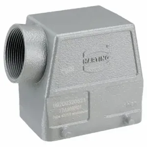 HARTING 09200320521 Rectangular Connector Hood, Size 32 A, Side, Single-Entry, Pg29 Cable Entry, Ip65 | CU8HEH 793XR6