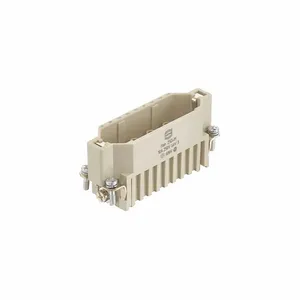 HARTING 09210253001 Industrial Rectangular Connector Insert, D, Crimp, Male, 10 A Current Rating, Gray | CR3TNK 793XC4