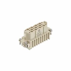 HARTING 09210253101 Industrial Rectangular Connector Insert, D, Crimp, Female, 10 A Current Rating, Gray | CR3THA 793XC5