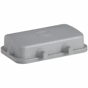 HARTING 09300105407 Rectangular Connector Cover, Size 10 B, Dual Lever, Gray, Aluminum Die-Cast, Ip65 | CU8EKN 793XW0