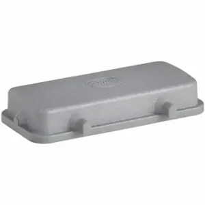 HARTING 09300165405 Rectangular Connector Cover, Size 16 B, Dual Lever, Gray, Aluminum Die-Cast, Ip65 | CU8MEV 793XY1