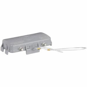 HARTING 09300165426 Rectangular Connector Cover, Size 16 B, Dual Lever, Gray, Aluminum Die-Cast, Ip65 | CU8EYE 793XY4
