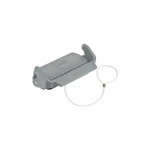 HARTING 09300165432 Rectangular Connector Cover, Size 16 B, Single Lever, Gray, Aluminum Die-Cast, Ip65, Gray | CU8EYG 793XY5