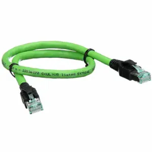 HARTING 09484747766005 Cordset, Cat6A, Rj45 Male Straight X Rj45 Male Straight, 8 Pins, 0.5 M Lg, Green, PVC | CP3YGD 793TN9