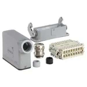 HARTING 10200160000 Modular Rectangular Connector Kit, Signal, Han 16A, Han 16 A, Contacts, 16+PE, Screw | CR3RCF 793WR5