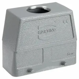 HARTING 19300160427 M32 Rectangular Connector Hood, Size 16 B, Top, Single-Entry, M32 Cable Entry, Aluminum | CU8EJJ 793Y79