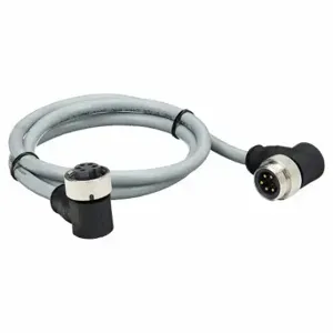 HARTING 21349899597015 Cordset, 7/8 Inch -16 Male Angled X 7/8 Inch -16 Female Angled, 5 Pins, Gray, PVC | CN7TUK 793U98