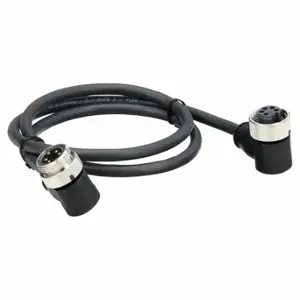 HARTING 21349899598015 Cordset, 7/8 Inch -16 Male Angled X 7/8 Inch -16 Female Angled, 5 Pins, Black, Pur | CN7TUF 793UA1