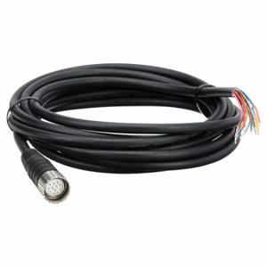 HARTING 21373500D74050 Cordset, M23 Female Straight X Bare Wire, 19 Pins, Black, Pur, 5 M Cable Lg | CT3NZF 793UC1