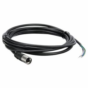 HARTING 21375200F02100 Cordset, M17 Female Straight X Bare Wire, 17 Pins, Black, Pur, 10 M Cable Lg | CT3NWZ 793UF2