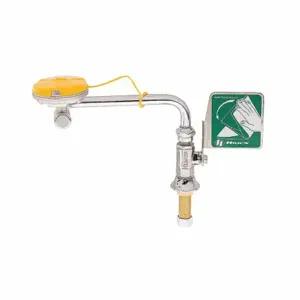 HAWS 7612 Eyewash Deck Mount 15 Width 11-1/2 Depth | AH9KDN 3RVF7