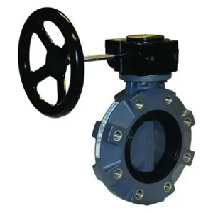 HAYWARD BYV14080A0EGI00 Butterfly Valve PVC/PP EPDM 8 Inch Gear Lug | AH6TJE 36FR22