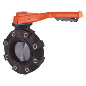 HAYWARD BYV14020A0ELI00 Butterfly Valve PVC/PP EPDM 2 Inch Lever Lug | AH6TFR 36FP63