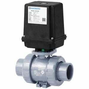 HAYWARD EATBH107STE Actuated Ball Valve, 3/4 Inch Pipe Size, 250 PSI, 120 VAC, PTFE Seat | CR3TVF 797ZF9