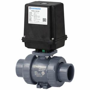 HAYWARD EAUTBH107STE Actuated Ball Valve, 3/4 Inch Pipe Size, 250 PSI, 120 VAC, PTFE Seat | CR3TVE 797ZG4