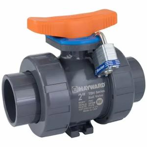 HAYWARD TBH1037A0TE0000 Ball Valve, 3/8 Inch Pipe, 3/8 Inch Tube, 250 PSI | CR3TXU 797ZH3