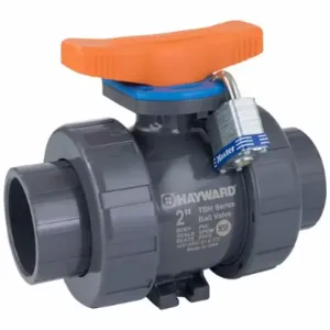 HAYWARD TBH1037A0TE0000 Ball Valve, 3/8 Inch Pipe, 3/8 Inch Tube, 250 PSI | CR3TXU 797ZH3