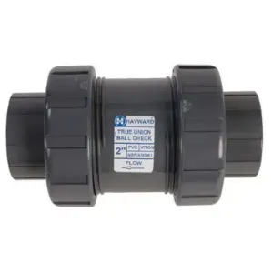 HAYWARD TC1250T Check Valve Pvc 2-1/2 Inch Fnpt | AE2ZFW 5AAR0