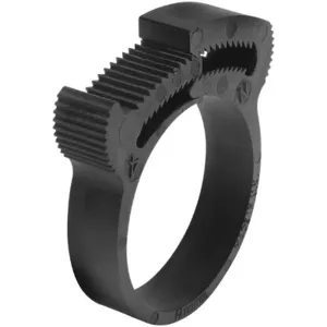 HCL FASTENERS HC-105-PA66-BK Herbie Clip Hose Clamp, 105.3 mm - 111.8 mm Size, PK500 | AJ6NBY