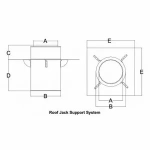 HEATFAB 5380CI Duct Hanger, 3 Inch Duct, 18 Ga Base Thick, Stainless Steel, 7 1/2 Inch Base Ht | CT9ENE 787EA1