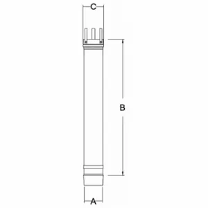 HEATFAB 9405-316 Seal Component, 22 1/2 Inch Length, Stainless Steel, Stainless Steel, Stainless Steel | CP4LUF 787EE4