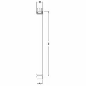 HEATFAB 9307-316 Seal Component, 34 1/2 Inch Length, Stainless Steel, Stainless Steel, Stainless Steel | CP4LVB 787ED1