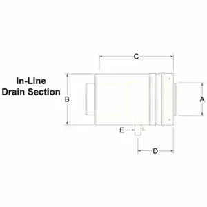 HEATFAB SC03DRN-316 Fitting, 6 3/4 Inch Length, Stainless Steel | CR3UBW 787EG6