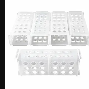 HEATHROW SCIENTIFIC 120687 Test Tube Rack, 18 Compartments, PK 5 | CE9DTW 55PT09