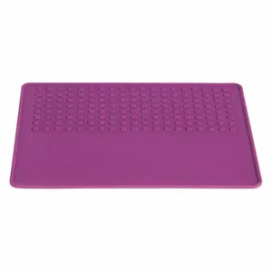 HEATHROW SCIENTIFIC 120748 Ribbed Matting, Silicone, Purple, 1 Sheet | CE9PXD 55PR90