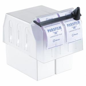 HEATHROW SCIENTIFIC 120758 Parafilm Dispenser, Countertop, 6.7 Inch Length, 4.5 Inch Width, 3.7 Inch Heightt, White | CR3UGM 55PT12