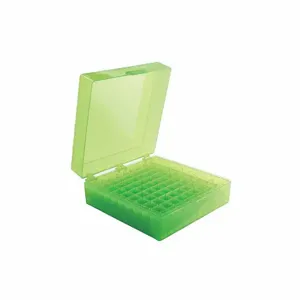 HEATHROW SCIENTIFIC HS120202 Rectangular Storage Box, Holds Tubes, Vials, 2-13/64 x 6 x 6 Inch Size | CE9QQE 55PT32