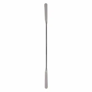 HEATHROW SCIENTIFIC HS15909 Spatula, Rounded Flat End Scoop, 22.61 Cm 8 29/32 Inch Size Lg | CR3UGV 56HV79