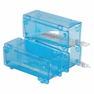 HEATHROW SCIENTIFIC HS20615M Pipette Rack, Holds 150 Pipettes, BencHeightop, 3 Compartments, ABS, Blue, 3 PK | CR3UGQ 56HV82