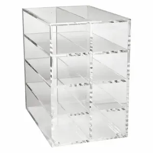 HEATHROW SCIENTIFIC HS23263A Storage Rack, Holds 80 Microtube Racks, Benchtop/Countertop, 8 Compartments | CR3UGX 56HV95