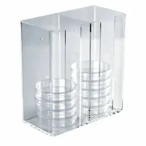 HEATHROW SCIENTIFIC HS23452 Bin, Dispenser, Petri Dishes, 4 13/64 Inch Height, 4 13/64 Inch Width | CR3UDZ 56HW03