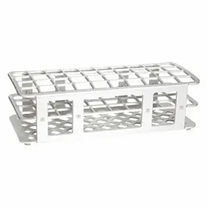 HEATHROW SCIENTIFIC HS243071W Test Tube Rack, 40 Compartments | CE9DTN 55PT44