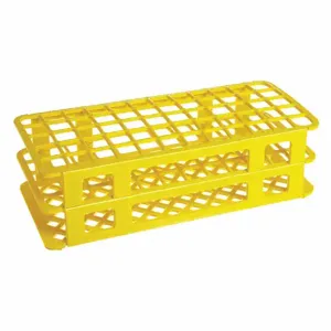 HEATHROW SCIENTIFIC HS243077Y Test Tube Rack, 60 Compartments | CE9DTK 55PT53