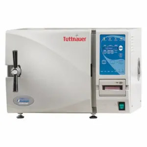 HEIDOLPH 023210380 TUTTNAUER Electronic Autoclave, 105 Deg to 137 Deg C, 137 Deg C Max. Temp. C | CR3UTW 33ZZ30