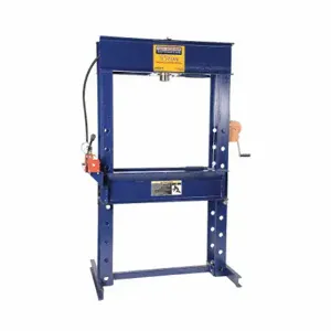 HEIN WERNER HW93400 Hydraulic Press, Manual Pump, H-Frame Frame, 55 ton Frame Capacity, 6 Inch Size Stroke | CR3VVC 12G738